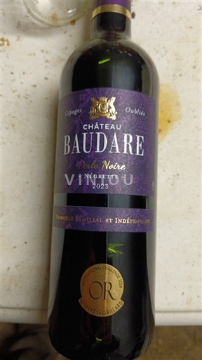 Tây Nam Fronton Château Baudare Perle Noire 2023