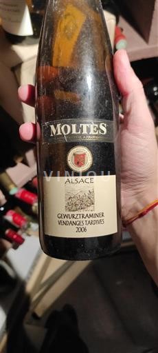 Alsace Vendanges Tardives Moltes Gewurztraminer Vendanges Tardives 2006