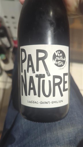 Bordeaux Lussac-saint-émilion Par Nature Icke årgångsbetecknad
