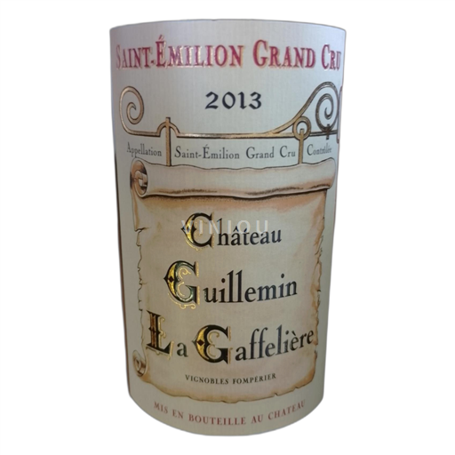 Burdeos Saint-Émilion Gran Cru Château Guillemin La Gaffelière 2013