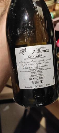 Corsica Niet gespecificeerd Domaine A Ronca 2017