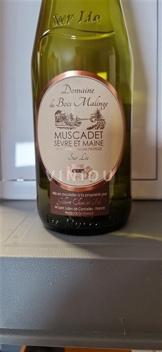 Thung lũng sông Loire Muscadet Sèvre et Maine Domaine Bois Malinge Sur Lie 2024