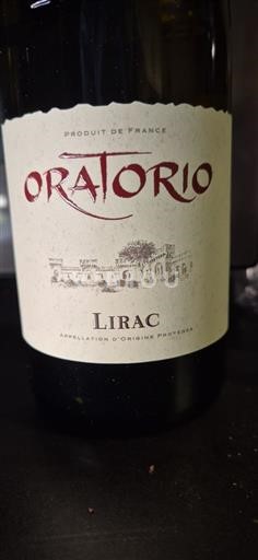 Thung lũng Rhône Lirac Oratorio 2024