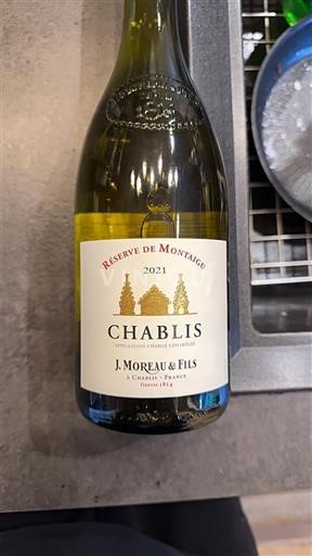 Bourgogne Chablis J. Moreau & Fils Réserve de Montaigu 2021