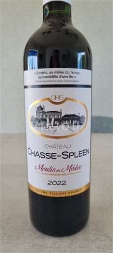 Bordeaux Moulis-en-Médoc Cru Exceptionnel Château Chasse-Spleen 2022