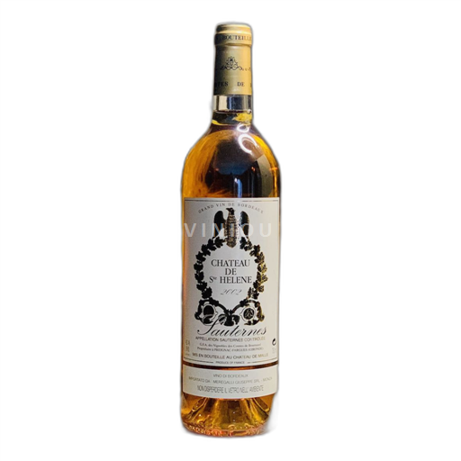 Bordeaux Sauternes Chateau de Malle Sainte Hélène 2002