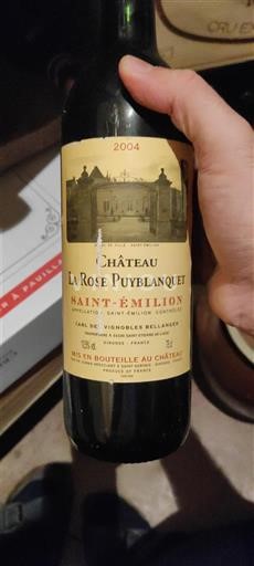 Bordeaux Saint-Émilion Château La Rose Puyblanquet 2004