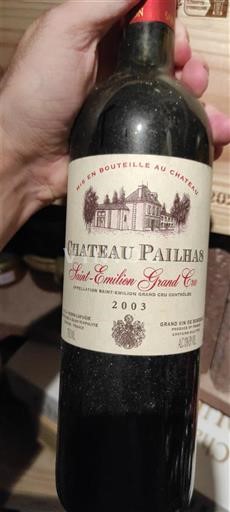 Bordeaux Saint-Émilion Grand Cru Grand Cru Château Pailhas 2003