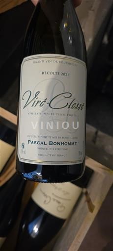 Borgoña Viré-clessé Pascal Bonhomme 2021