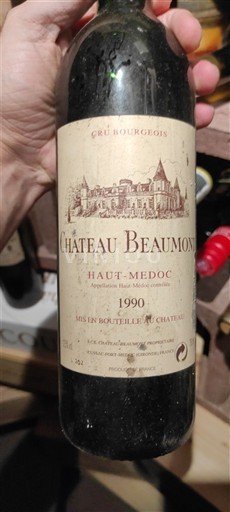 Bordeaux Haut-Médoc Cru Bourgeois Château Beaumont 1990