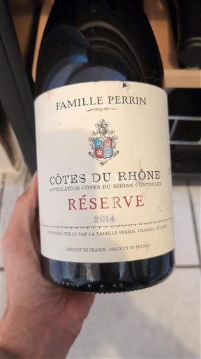 Rhône Valley Côtes-du-Rhône Famille Perrin Réserve 2014