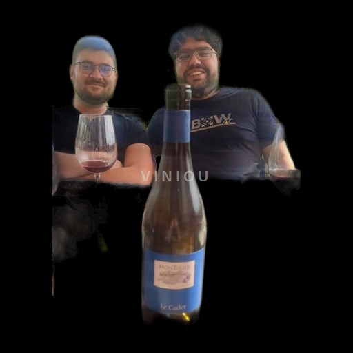 Vin Rouge sec Le Cadet Montirius 2023 France Vallée du Rhône Côtes-du-rhône AOC biodynamie