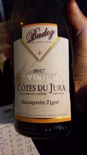 Jura Côtes-du-jura Badoz Savagnin Typé 2017