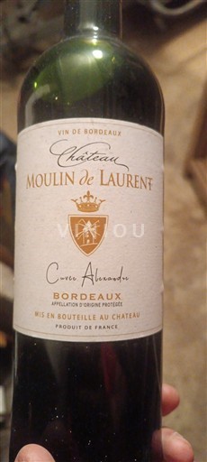 Bordeaux Château Moulin de Laurent Alexandre 2019