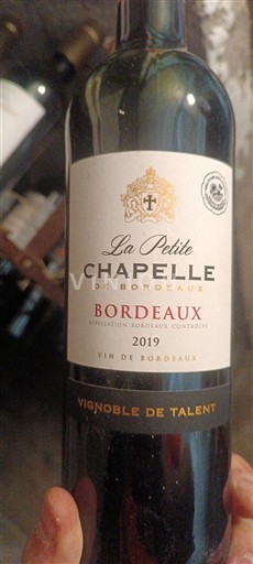 Bordeaux La Petite Chapelle de Bordeaux 2019
