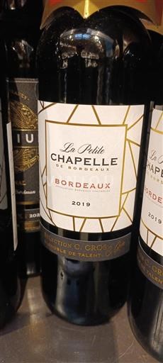 Bordeaux La Petite Chapelle de Bordeaux 2019