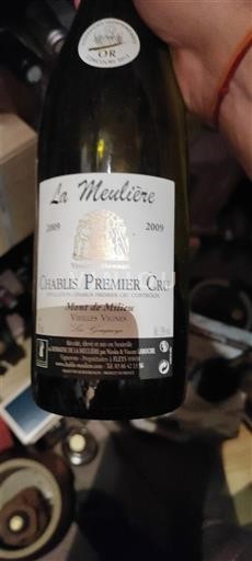 Bourgondië Chablis Premier Cru La Meulière Mont de Milieu Vieilles Vignes 2009