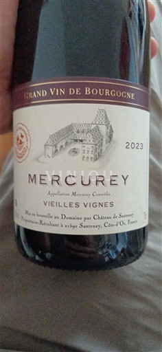 Borgoña Mercurey Château Santenay Vieille Vigne 2023