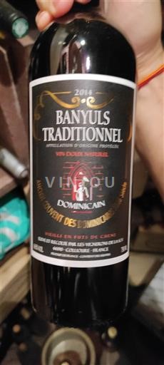 Roussillon Banyuls Dominicain Traditionnel 2014
