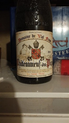 Thung lũng Rhône Châteauneuf-du-pape Domaine Val Frais 2018