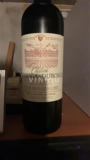 Bordeaux Médoc Château Layuga-Duboscq Renaissance 2021