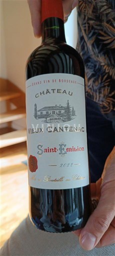 Bordeaux Saint-Émilion Château Vieux Cantenac 2022