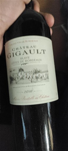 Bordeaux Blaye-côtes-de-bordeaux Château Gigault 2016