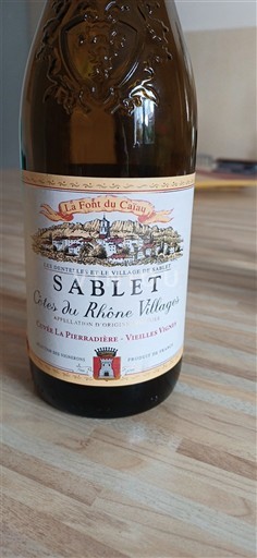 Rona dolina Côtes-du-Rhône-Villages La Font du Caïau La Pierradière - Vieilles Vignes 2022