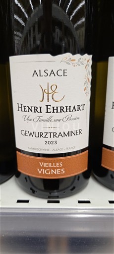 Alsace Không được chỉ định Henri Ehrhart Vielles Vignes 2023