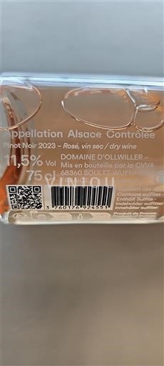 Alsace Domaine Ollwiller Alsace Rosé 2023