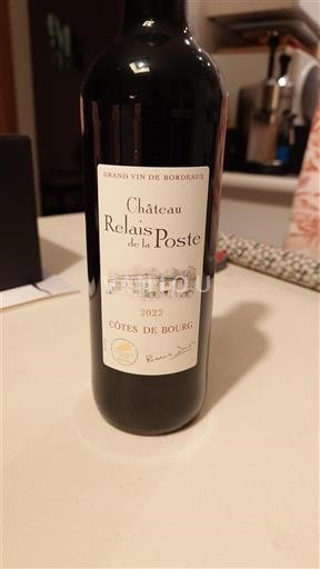 Bordeaux Côtes-de-bourg Château Relais de la Poste 2022
