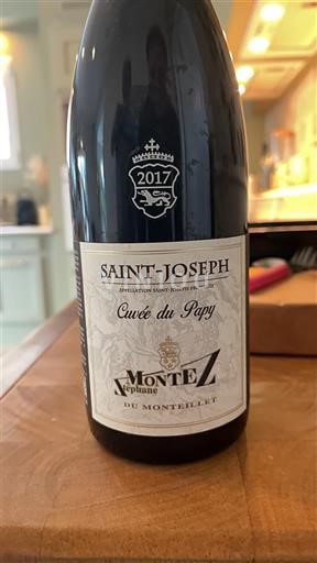 Thung lũng Rhône Saint-Joseph Stéphane Montez du Monteillet du Papy 2017