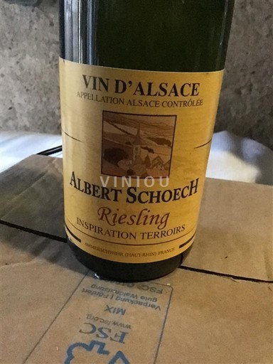 Alsacia Albert Schoech Riesling Inspiration Terroirs 2020