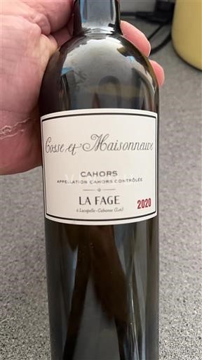 Sudoeste Cahors Cosse Maisonneuve La Fage 2020