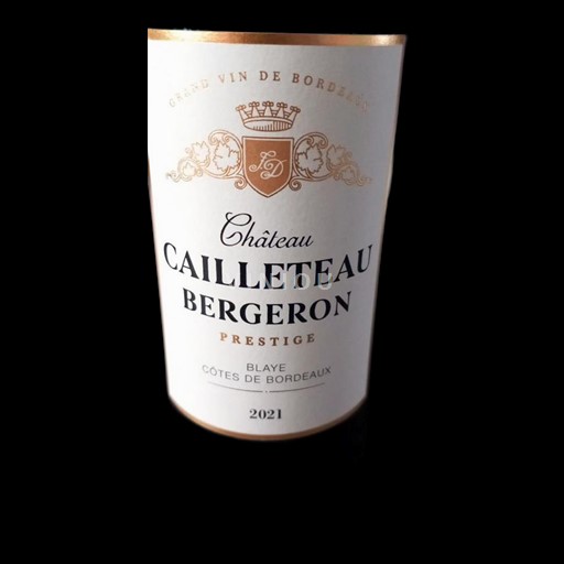 Bordeaux Blaye-Côtes-de-Bordeaux Cailleteau Bergeron 2021