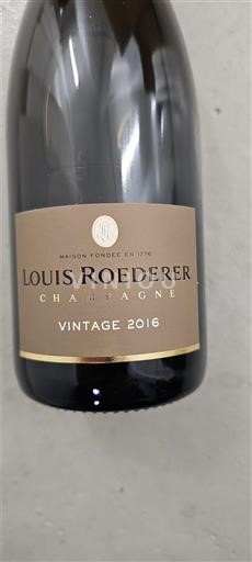 Champagne Champagner Louis Roederer Vintage 2016
