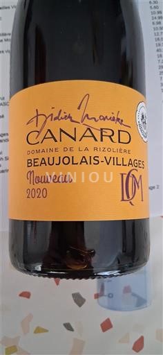 Beaujolais Beaujolais Villages Domaine La Rizolière Nouveau 2020