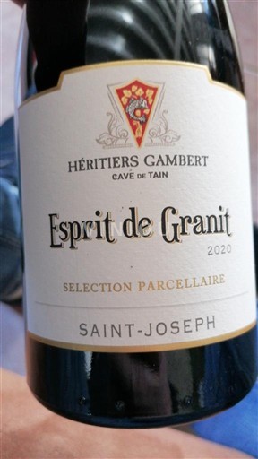 Thung lũng Rhône Saint-Joseph Héritiers Gambert Cave de Tain Esprit de Granit 2020