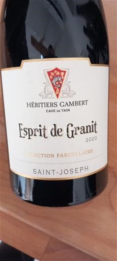 Rhône-dalen Saint-Joseph Héritiers Gambert Cave de Tain Esprit de Granit 2020