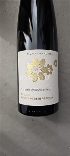 Alsazia Non specificato Grand Cru Domaine Roland Schmitt Riesling Altenberg de Bergbieten 2023