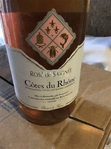 Valle del Ródano Côtes del Ródano Cave des Vignerons de Rochegude Rosé de Saignée 2019