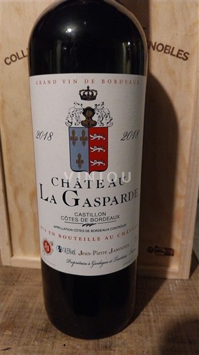 Bordeaux Castillon-côtes-de-bordeaux Château La Gasparde 2018