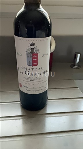 Bordeaux Castillon Côtes de Bordeaux Château La Gasparde 2018
