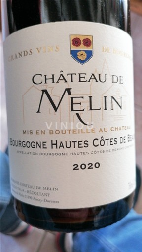 Burgundi Määrittelemätön Château Melin 2020