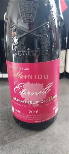 Rhônedalen Châteauneuf-du-Pape Domaine Des trois cellier Éternelle 2016