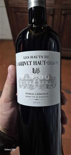 Bordeaux Pessac-Léognan Château Larrivet Haut-Brion Les Hauts de Larrivet Haut-Brion 2023