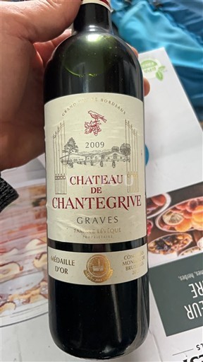 Bordeaux Graves Château Chantegrive 2009
