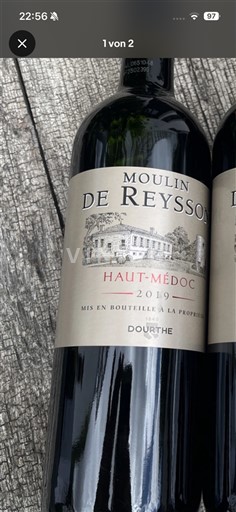 Burdeos Haut-Médoc Moulin de Reysson 2019