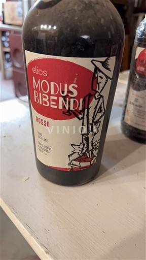 Sicily Not Specified Elios Modus Bibendi Rosso 2018