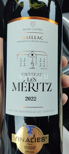 Sudoeste Gaillac Château Les Méritz 2022